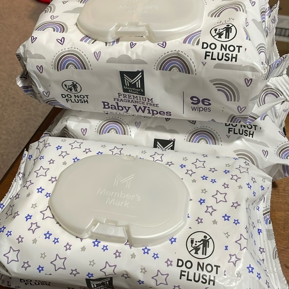 Member's Mark Baby Wipes 288 Count Fragrance Free